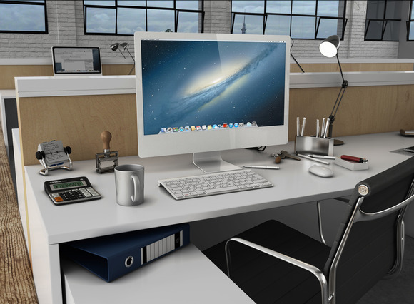 3D IMac Office Mock Up 3D IMac Office Mock Up