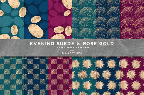 Evening Suede Rose Gold Patterns Evening Suede Rose Gold Patterns