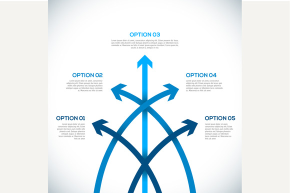 Infographics Template With Arrows Infographics Template With Arrows