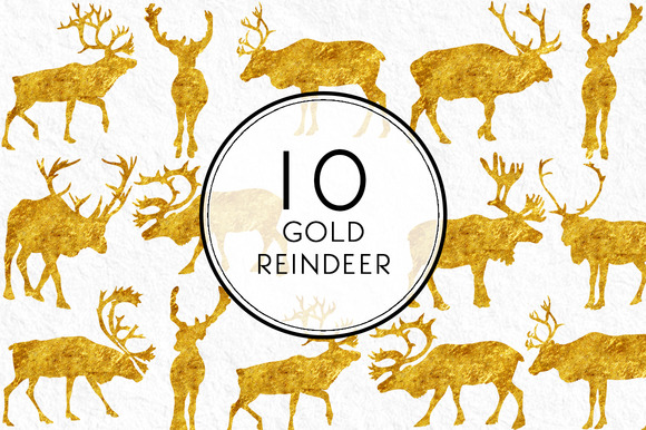 Gold Reindeer Gold Reindeer