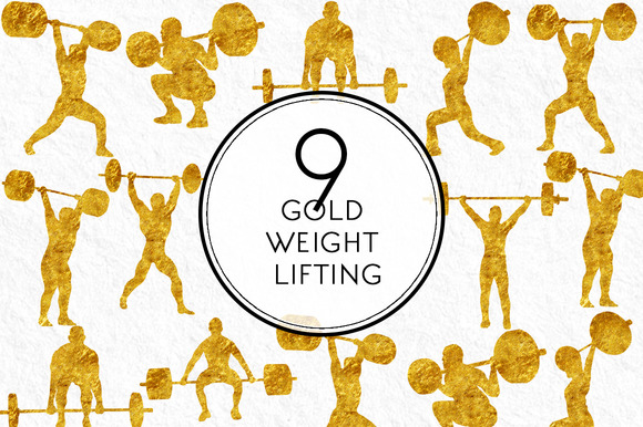 Gold Weight Lifting Gold Weight Lifting
