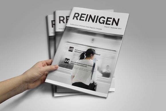 Minimal Magazine Template Minimal Magazine Template