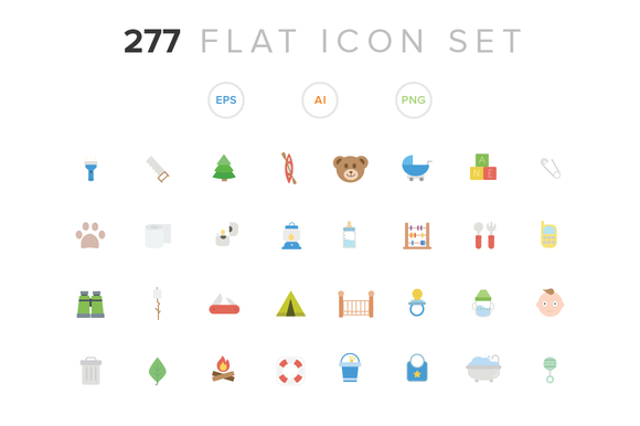 277 Flat Icon Set 277 Flat Icon Set