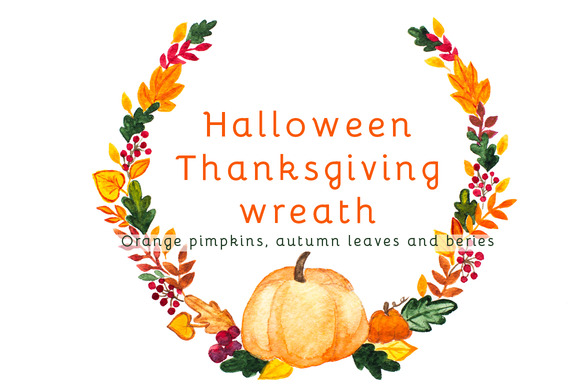 Halloween And Thanksgiving Wreath Halloween And Thanksgiving Wreath
