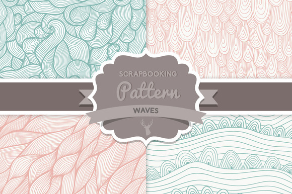 Seamless Abstract Waves Pattern Seamless Abstract Waves Pattern