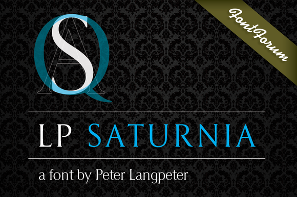 LP Saturnia Font Volume LP Saturnia Font Volume
