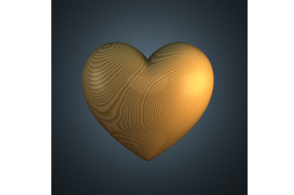 Wooden Heart Shape