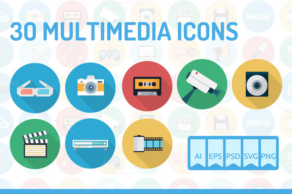 30 Multimedia Icons 30 Multimedia Icons