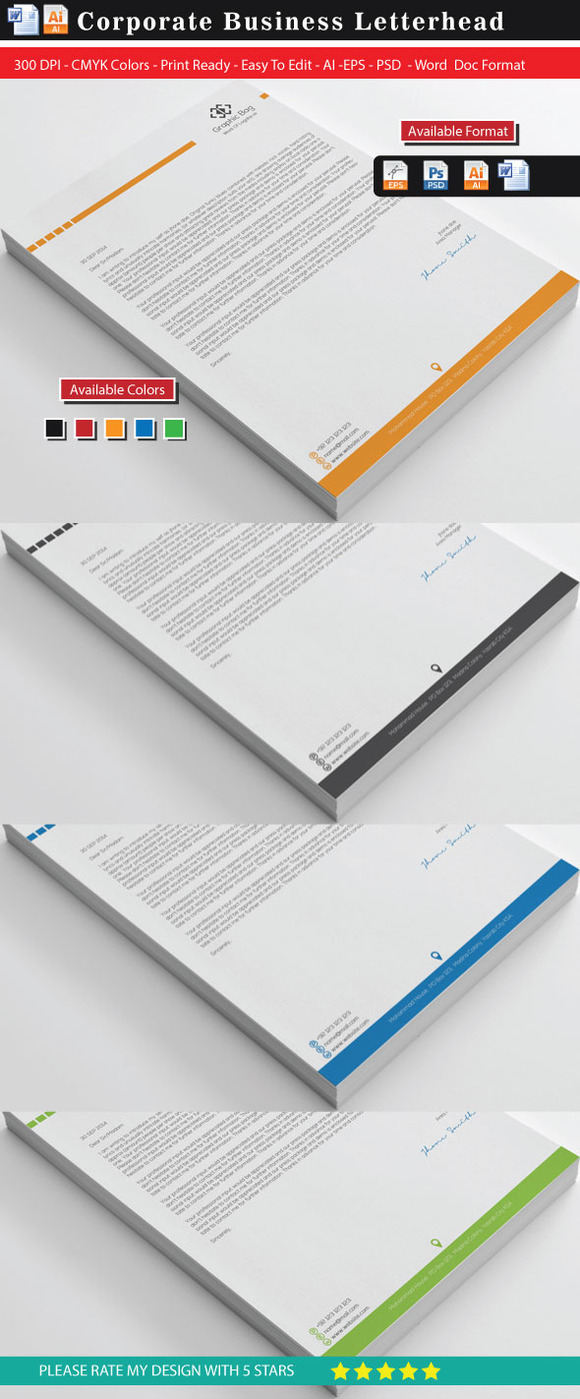 Letterhead With Ms-Word 20 Letterhead With Ms-Word 20
