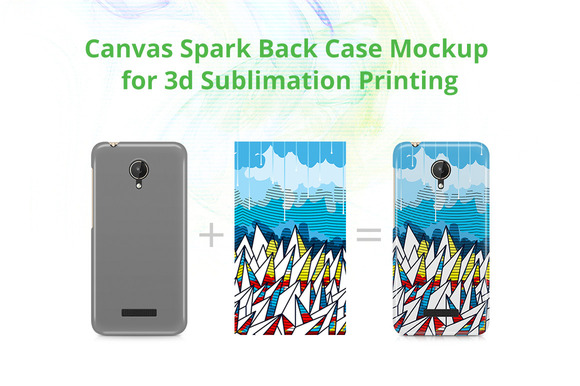 Canvas Spark 3D Case Design Mock-up Canvas Spark 3D Case Design Mock-up