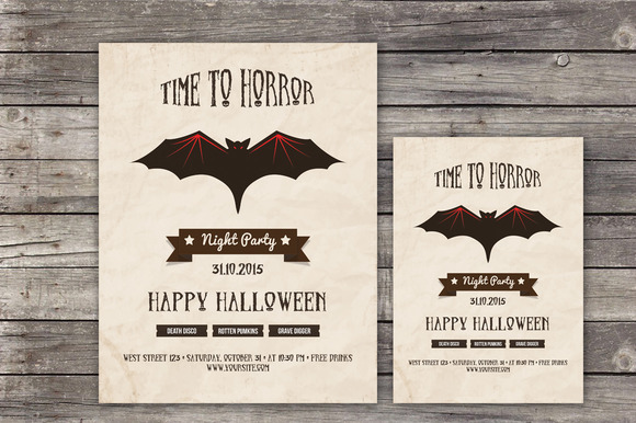 Retro Halloween Flayer Retro Halloween Flayer