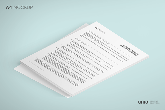 A4 Mockup A4 Mockup