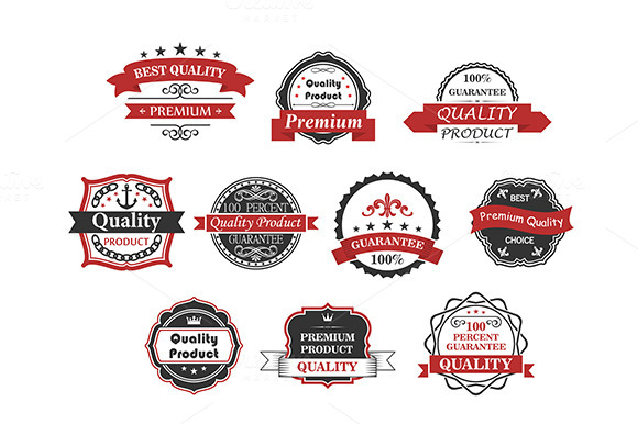 Vintage Labels And Banners Set Vintage Labels And Banners Set