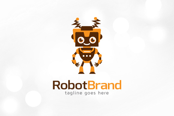 Robot Brand Logo Robot Brand Logo