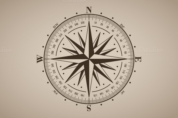 Vector Compass Rose 4 Vector Compass Rose 4