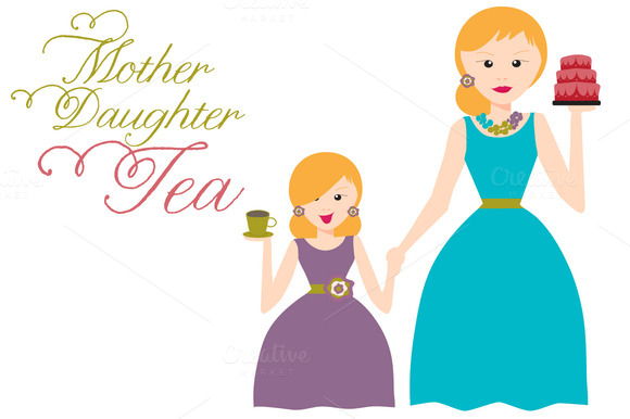 clipart mother daughter - photo #13