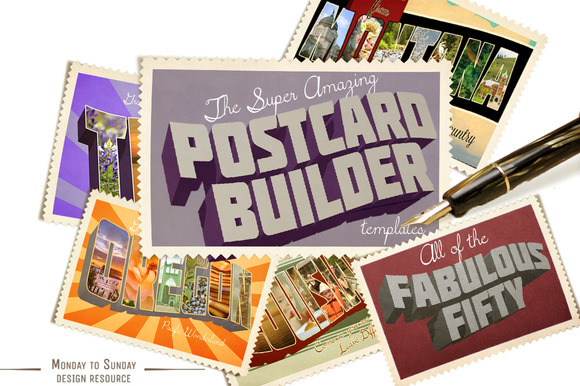 Vintage Postcard Builder Vintage Postcard Builder