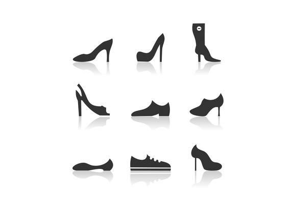 leather symbols footwear