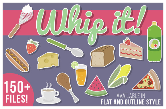 Whip It 150 Yummy Illustrations Whip It 150 Yummy Illustrations