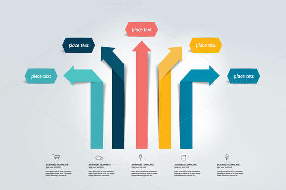Arrow Infographics Scheme Vector Arrow Infographics Scheme Vector