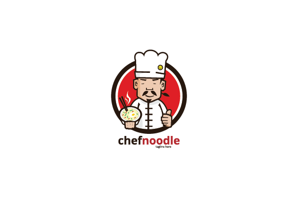 Chef Noodle Logo Chef Noodle Logo