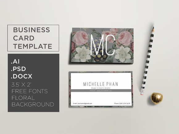 Elegant Business Card Template Elegant Business Card Template