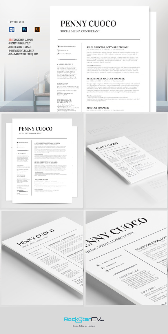 Resume Template Volantis Alpha Resume Template Volantis Alpha