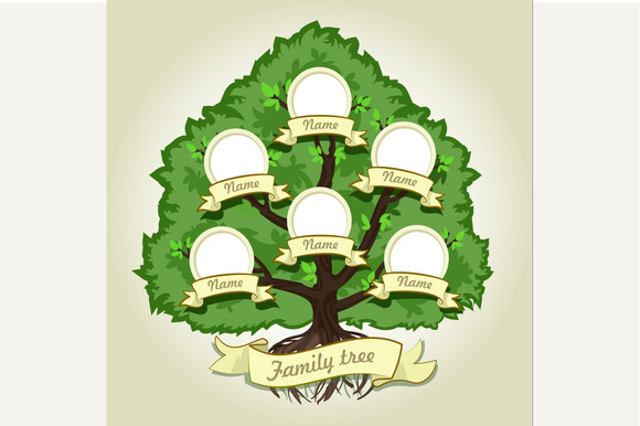 Family Tree Photoshop Template