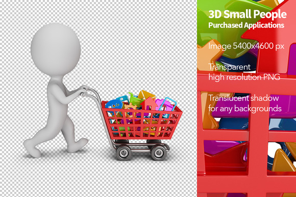 3D Small People Purchased Apps 3D Small People Purchased Apps