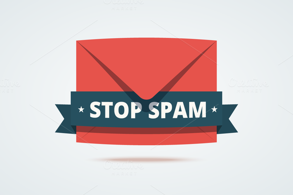 Stop Spam Illustration Stop Spam Illustration