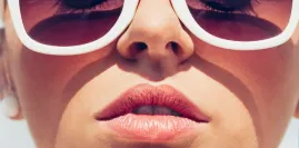A face with sunglasses