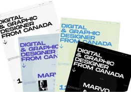A set of graphic magazines
