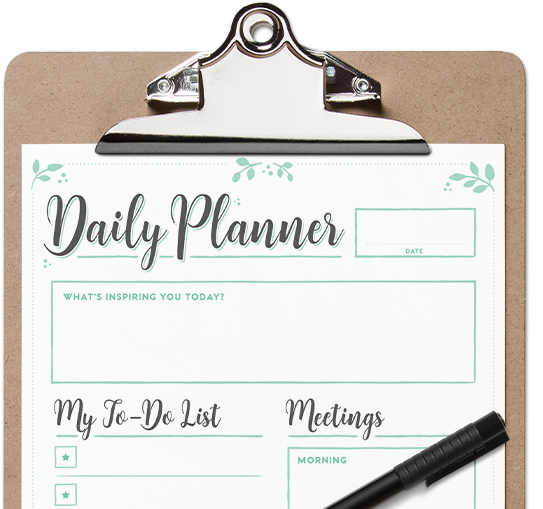 Planner Page Planner Page