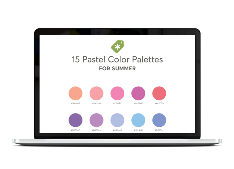 15 Downloadable Pastel Color Palettes For Summer Creative Market Blog 7280