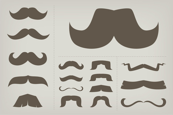 Moustache Text Symbol » Designtube - Creative Design Content