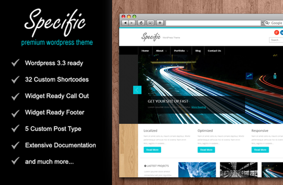 SPECIFIC WordPress Theme SPECIFIC WordPress Theme