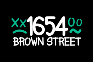 1654 Brown Street - Fonts