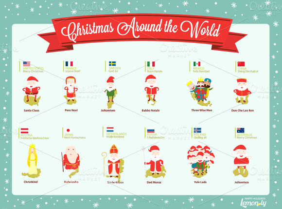 clipart christmas around the world - photo #31