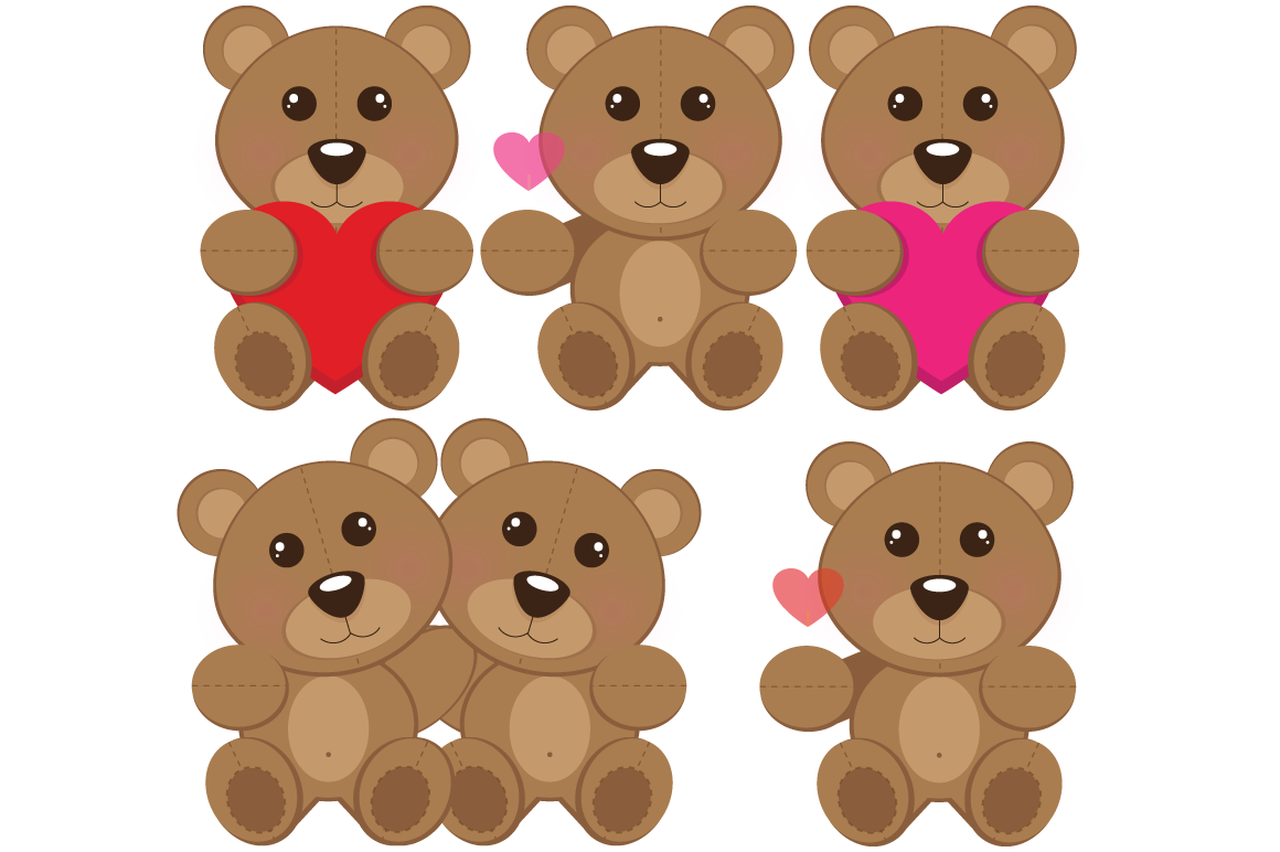 valentine's day teddy bear clipart - photo #16