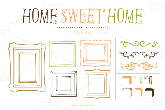 clipart of home sweet home - photo #29