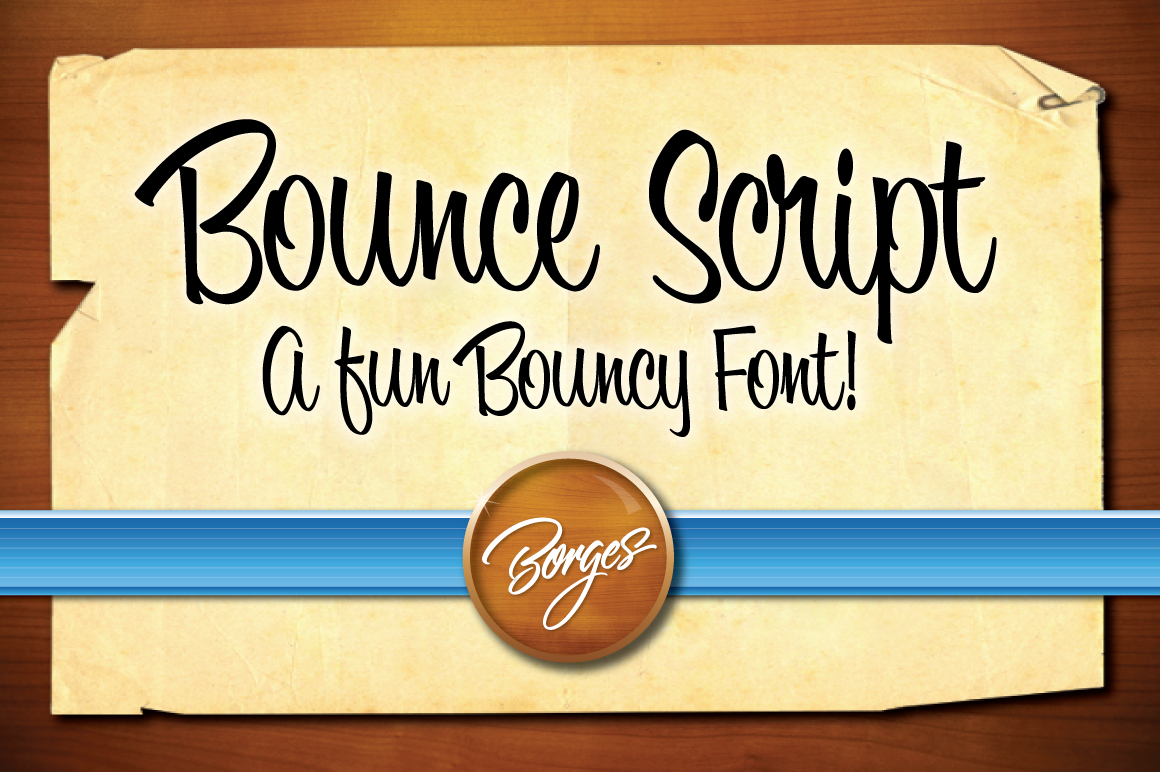 bounce script font free