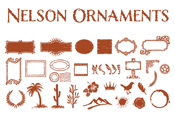 Free Nelson Ornaments Script Fonts