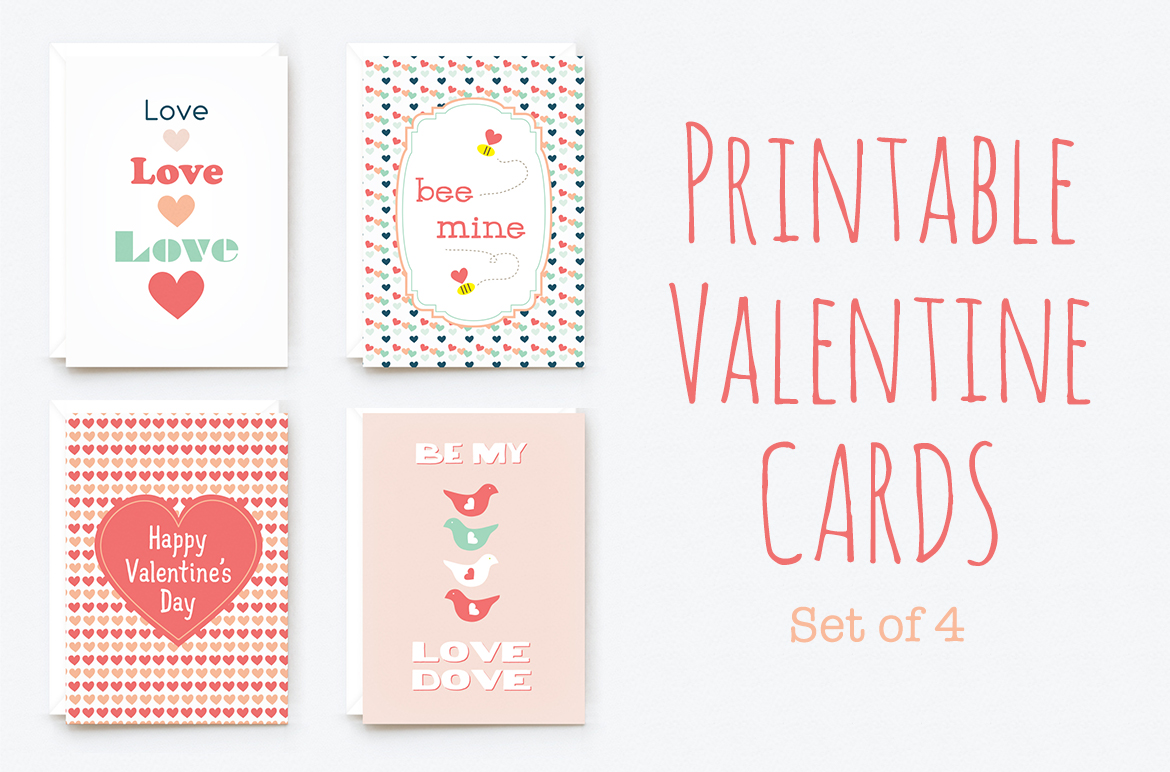 Free Printable Valentine Card Template