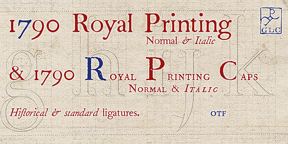 1790 Royal Printing OTF 1790 Royal Printing OTF