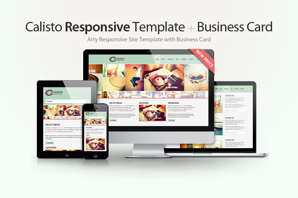 Calisto Responsive Template Card Calisto Responsive Template Card