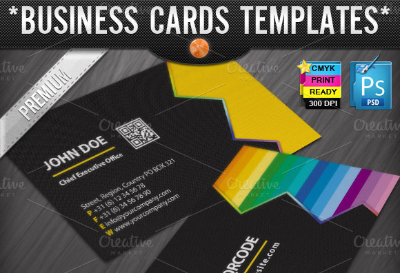 Zigzag Quick Response Business Cards Business Card