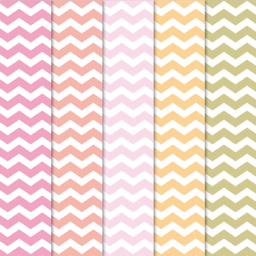 Digital Papers Chevron Pastels Patterns on Creative Market