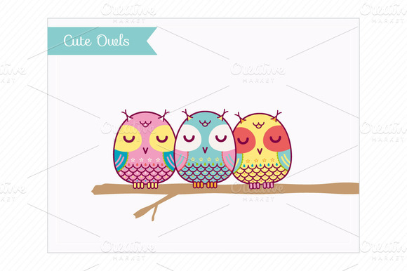 Clip Art-Cute Owls Clip Art-Cute Owls
