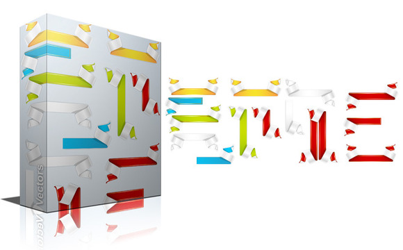 Modern Paper Banners And Scrolls Modern Paper Banners And Scrolls