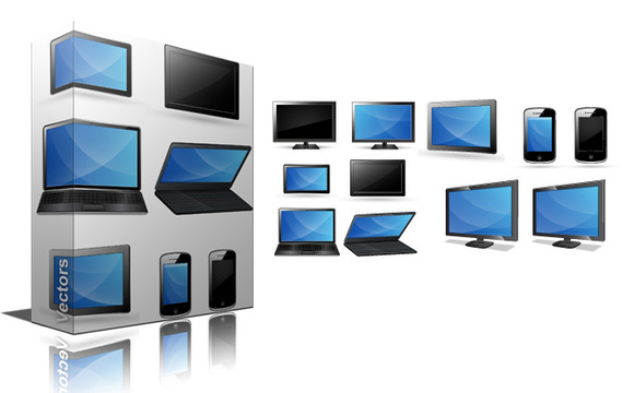 Computer Devices Vectors Computer Devices Vectors
